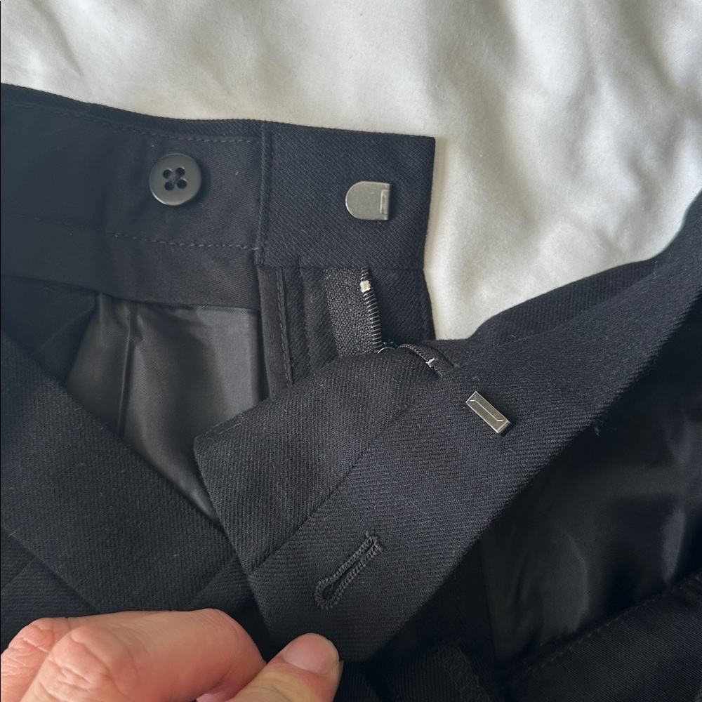 Men’s Black Dress Pants Wool Uniqlo - Picture 5 of 6
